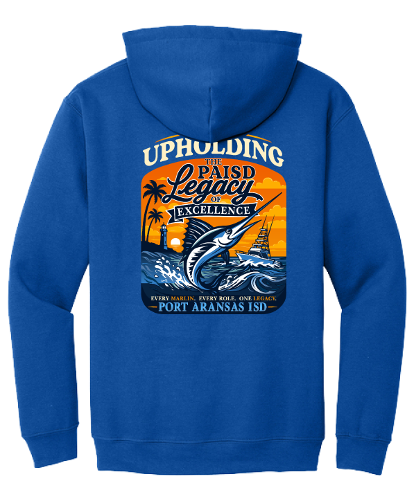 18500 Royal Blue Adult Gildan® Heavy Blend™ Hooded Sweatshirt
