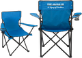 OD110 Royal Blue Prime Line Folding Captains Camping Chair