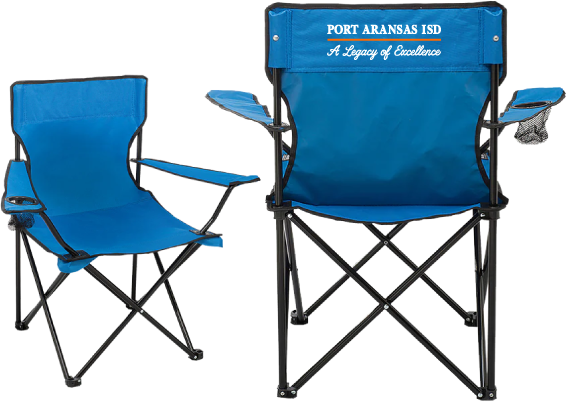 OD110 Royal Blue Prime Line Folding Captains Camping Chair