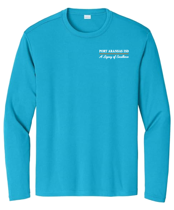 ST350LS Atomic Blue Adult Sport-Tek® Long Sleeve PosiCharge® Competitor™ Tee