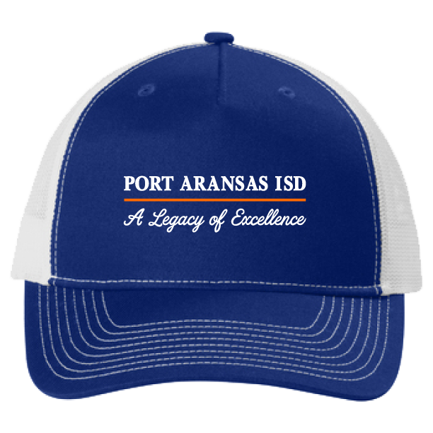 C405 Royal/White Port Authority® Snapback Five-Panel Trucker Cap