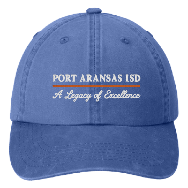 PWU Washed Blue Port Authority® Garment Washed Cap
