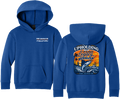 18500B Royal Blue Youth Gildan® Heavy Blend™ Hooded Sweatshirt