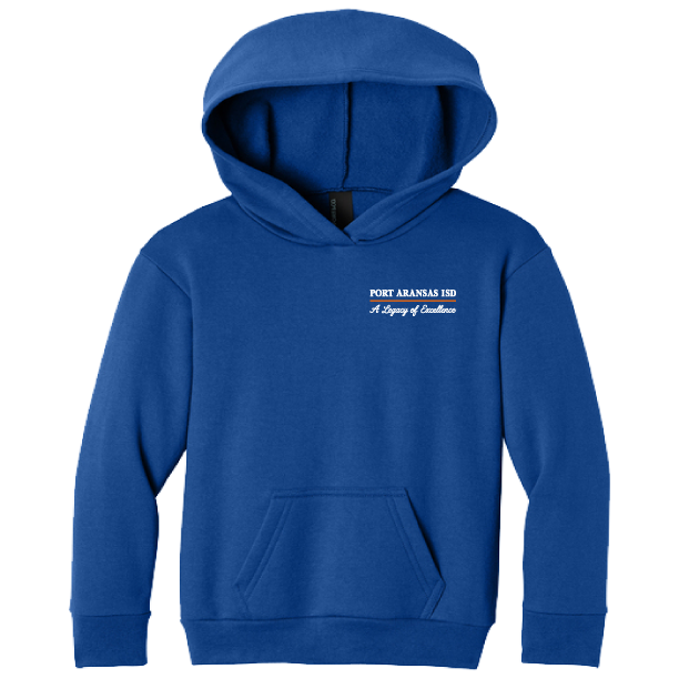18500B Royal Blue Youth Gildan® Heavy Blend™ Hooded Sweatshirt